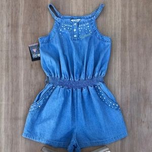 Denim Romper